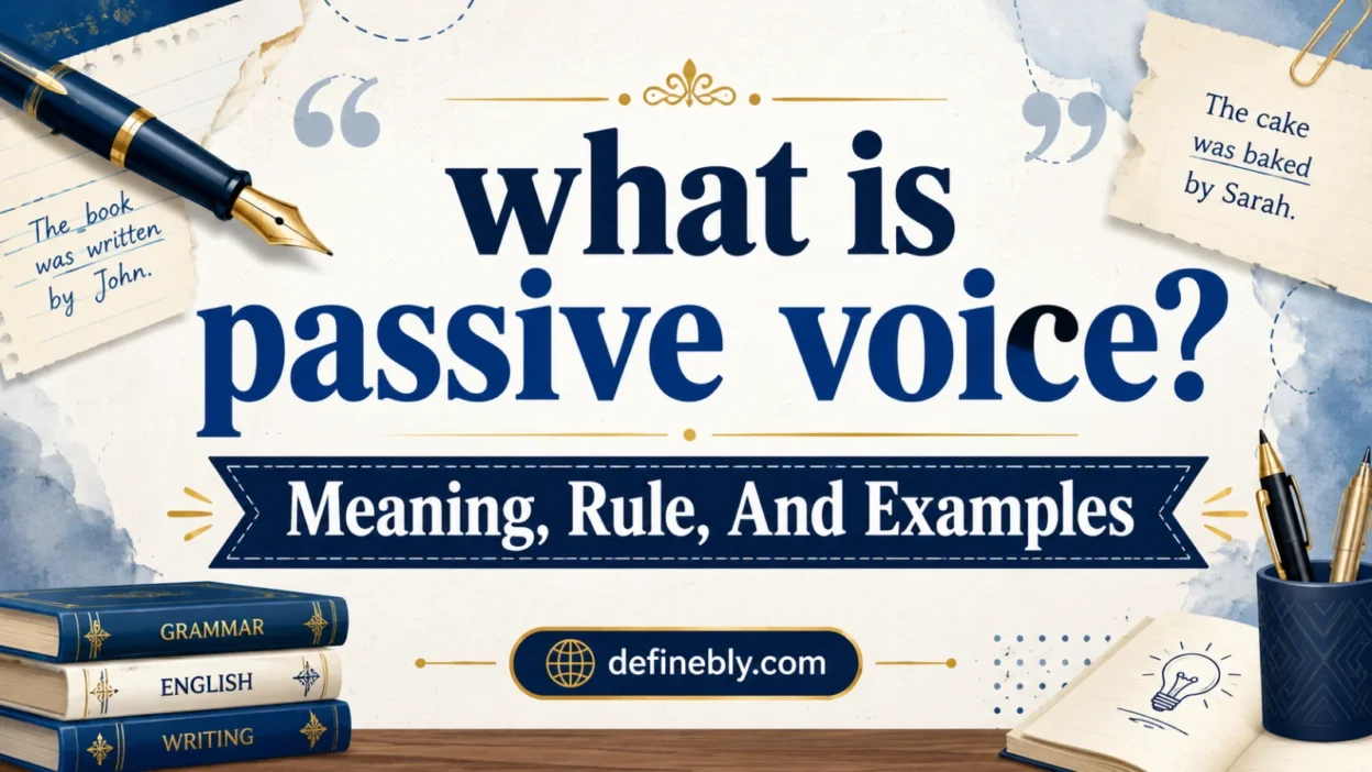 what is passive voice