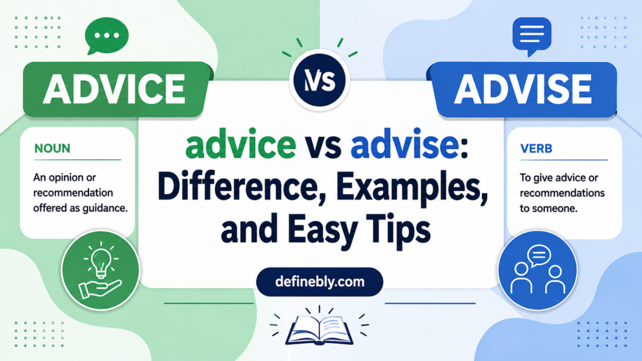 advice vs advise