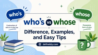 who’s vs whose