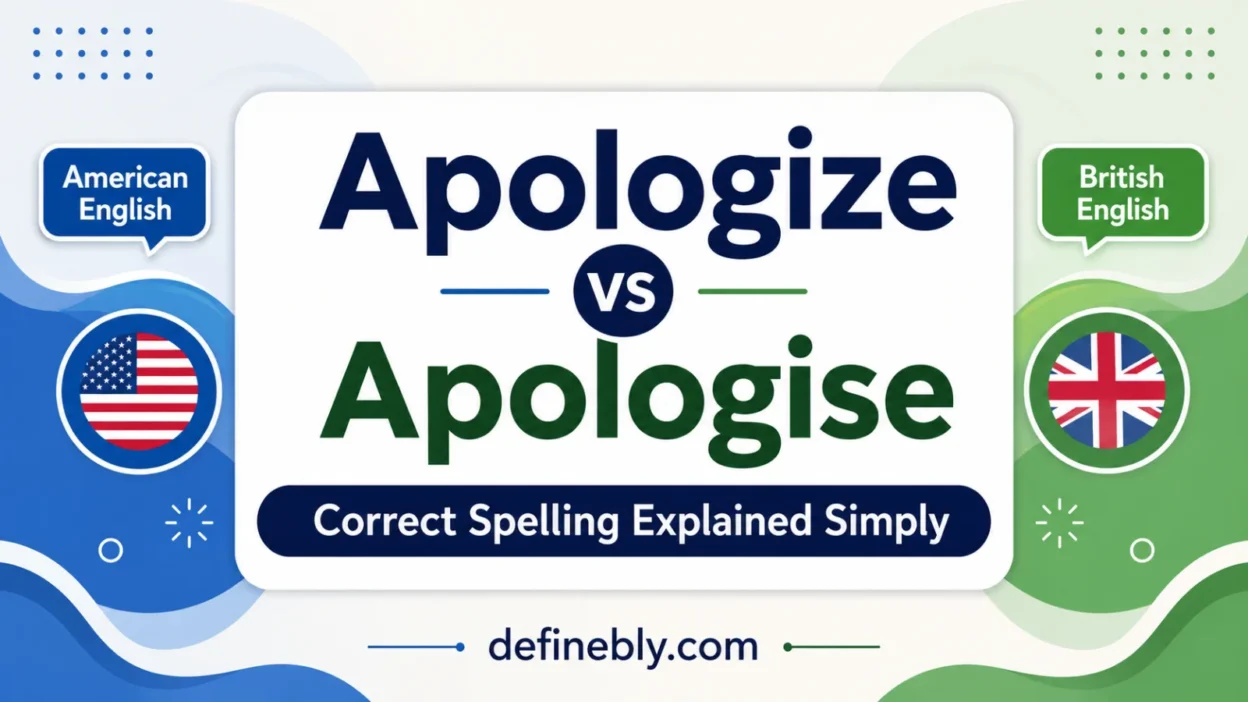 apologize or apologise