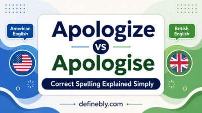apologize or apologise