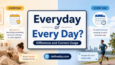 everyday or every day