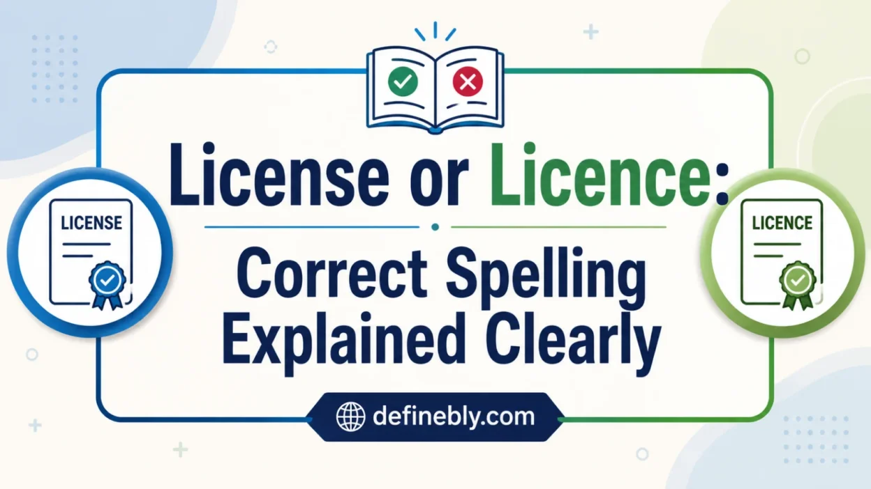 license or licence