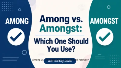 among vs amongst