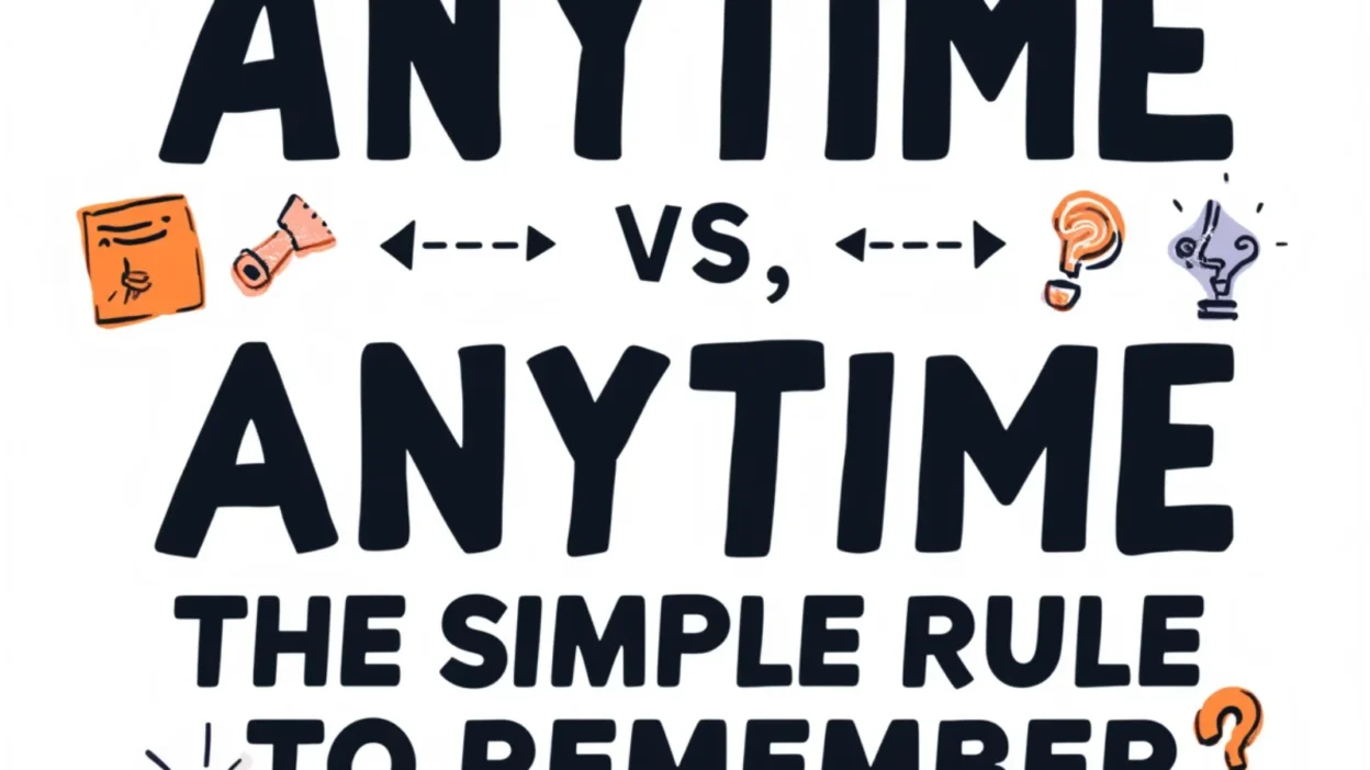 anytime vs any time