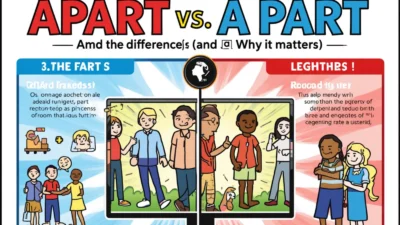 apart vs a part