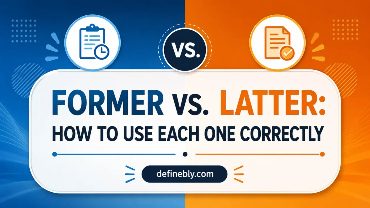 former vs latter