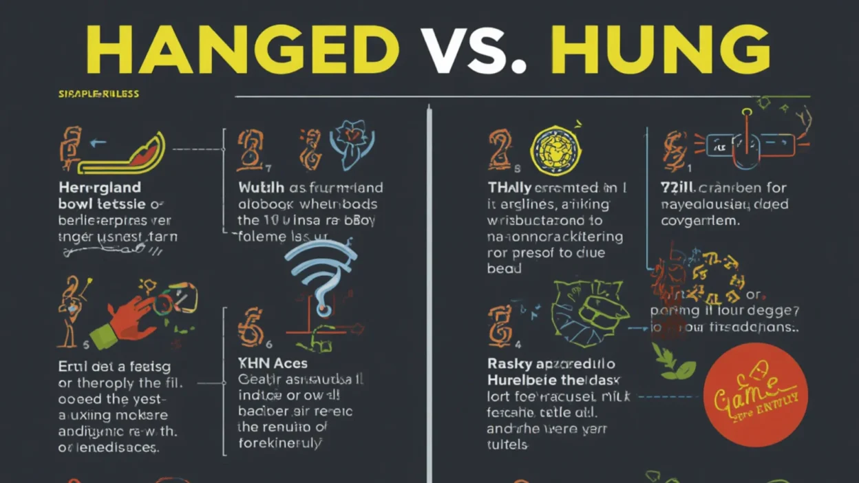hanged vs hung