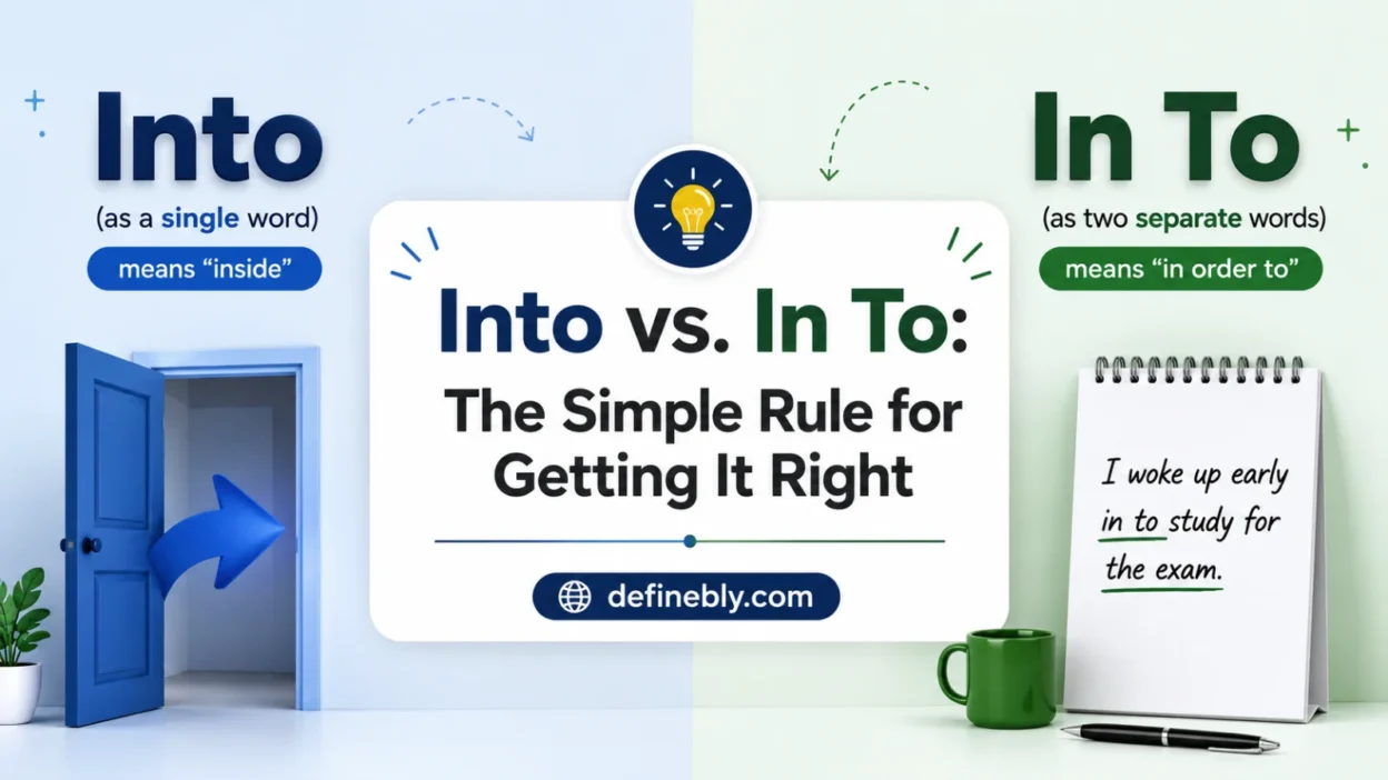 into vs in to