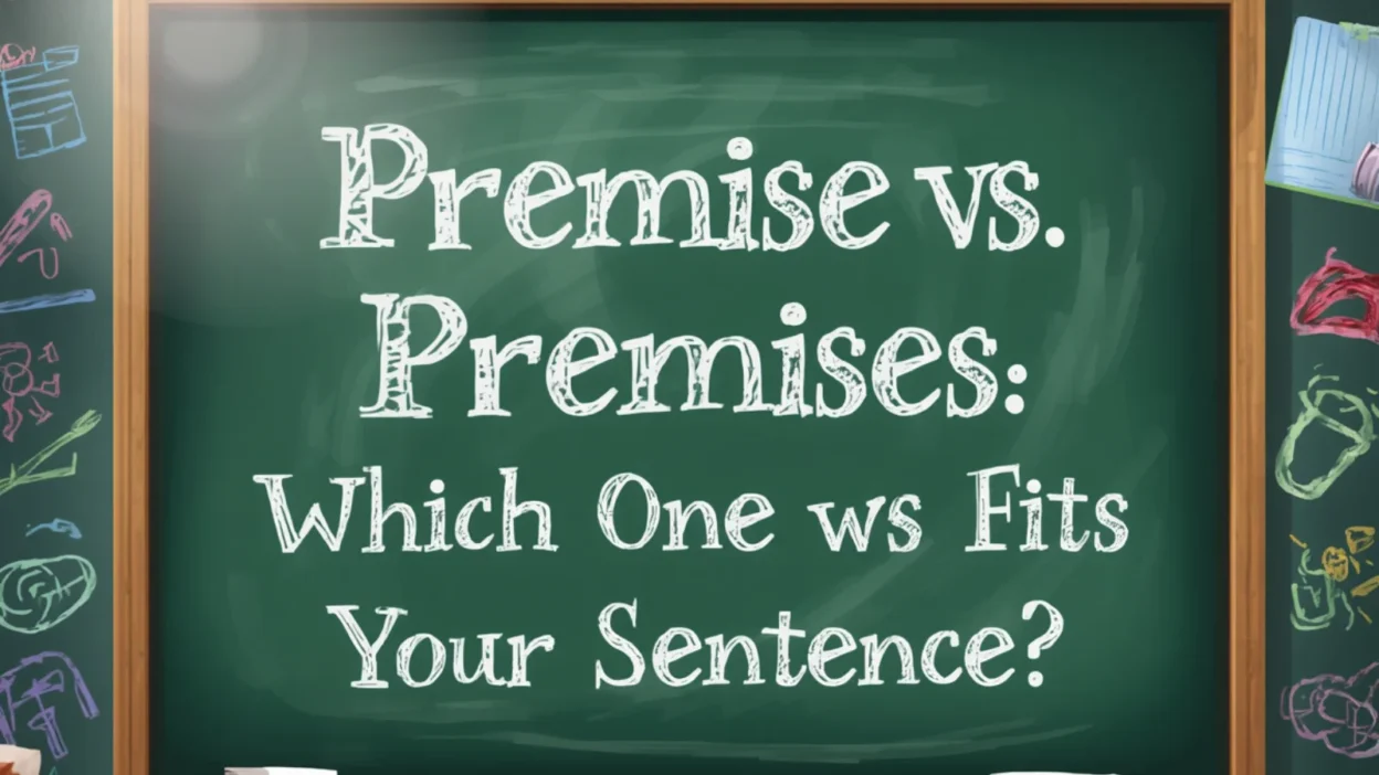 premise vs premises