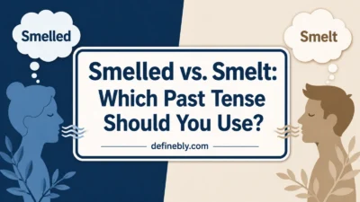 smelled vs smelt