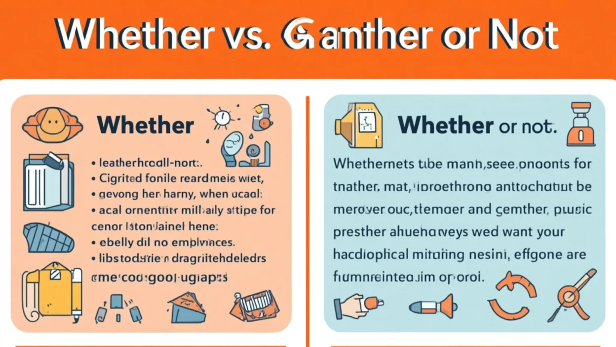 whether vs whether or not