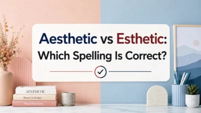 aesthetic vs esthetic