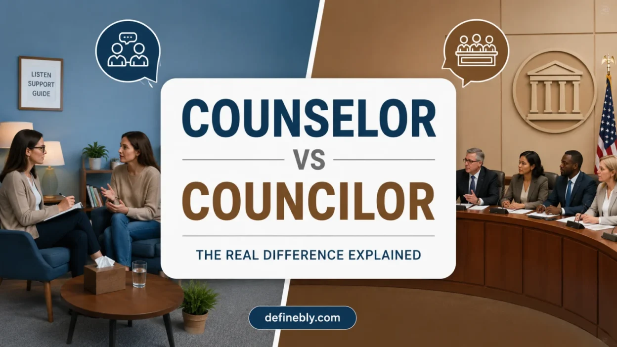 counselor vs councilor