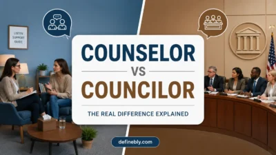 counselor vs councilor