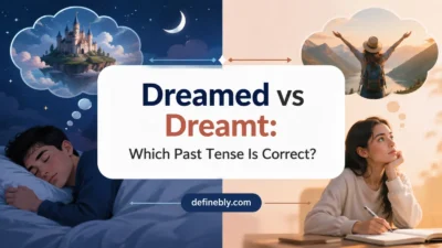 dreamed vs dreamt