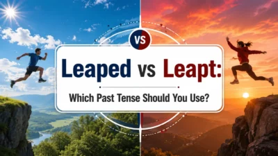 leaped vs leapt