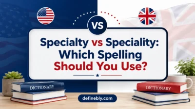 specialty vs speciality