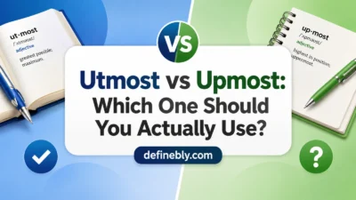 utmost vs upmost