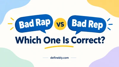 bad rap vs bad rep