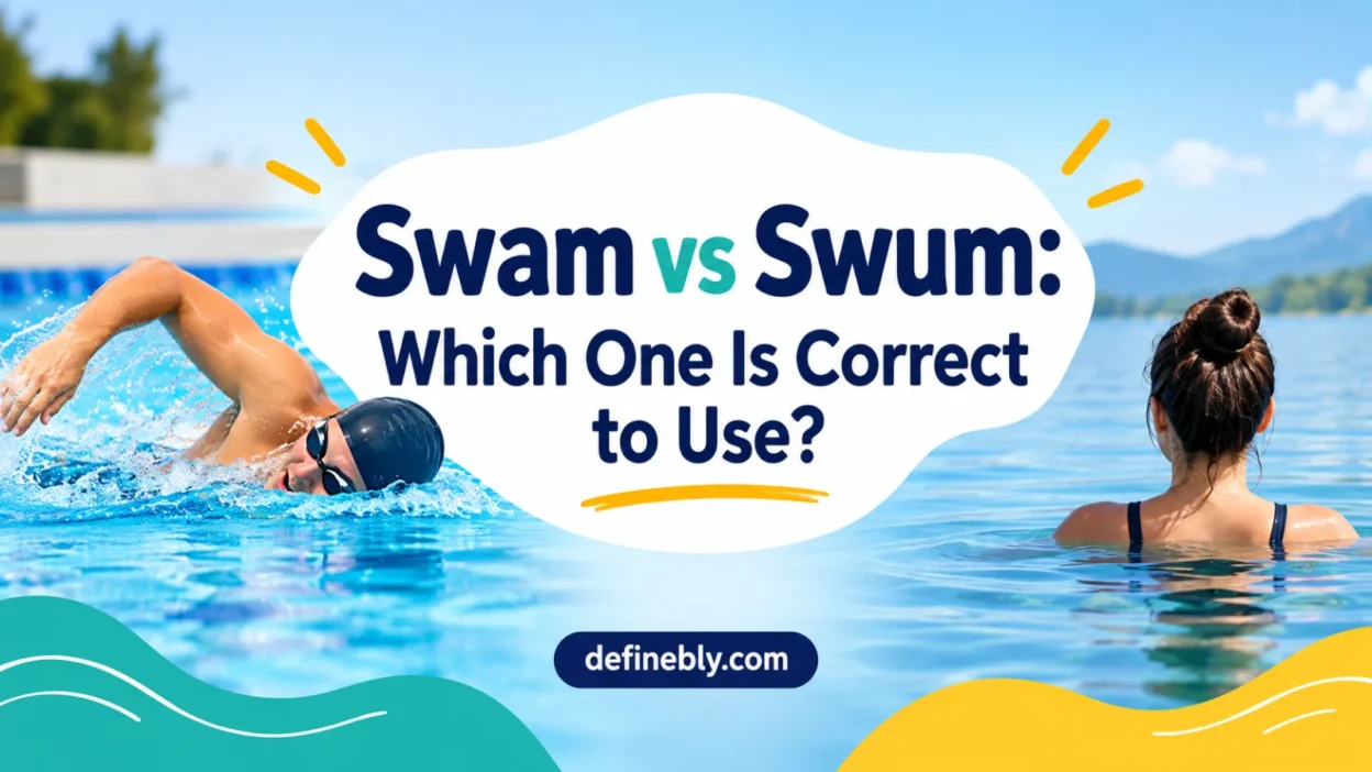 swam vs swum