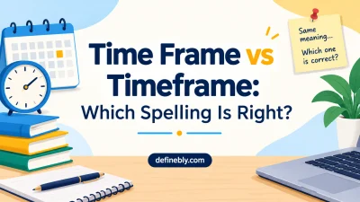 time frame vs timeframe